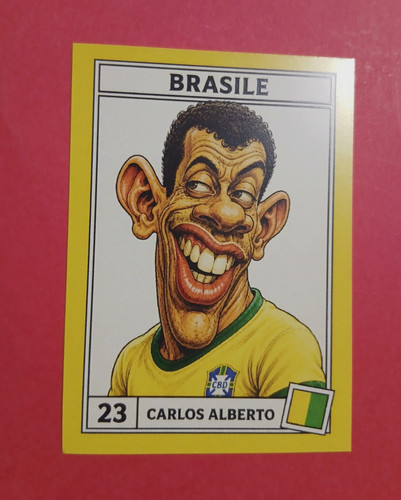 Figurina caricatura calciatori - figurina,