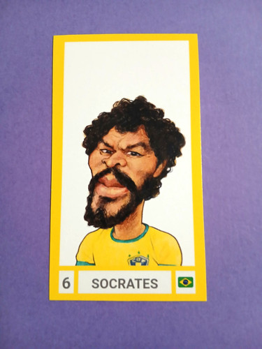 Figurina caricatura calcio - figurina,