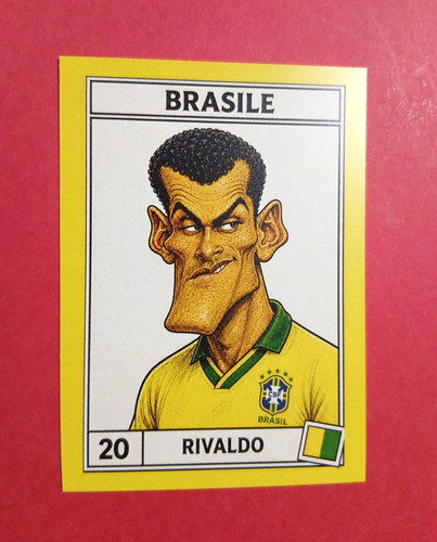 Figurina caricatura calciatori - caricatura,