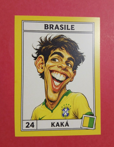 Figurina caricatura calciatori - figurina,