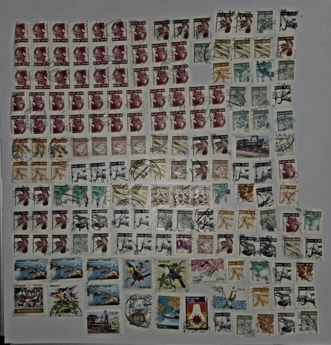 Lotto 170 francobolli brasile - francobolli,