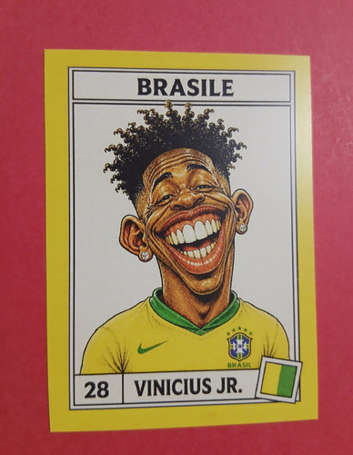 Figurina caricatura calciatori - figurina,