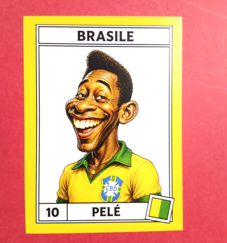 Figurina caricatura calciatori - figurina,