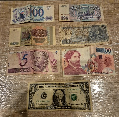 Lotto banconote estere da - banconote,