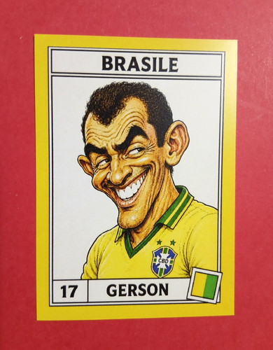 Figurina caricatura calciatori - figurina,