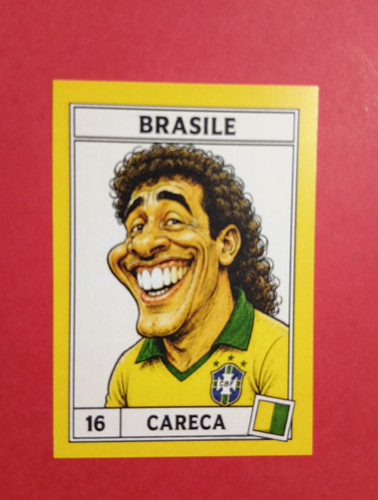 Figurina caricatura calciatori - figurina,