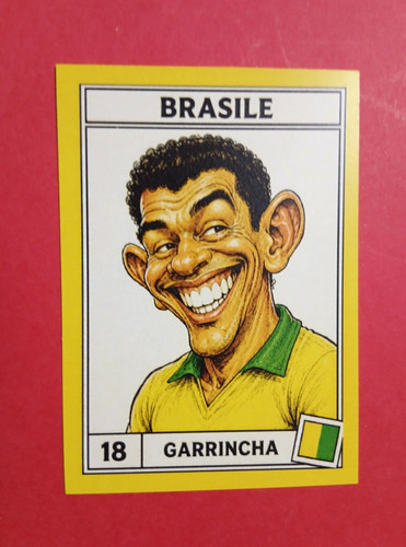 Figurina caricatura calciatori - figurina,